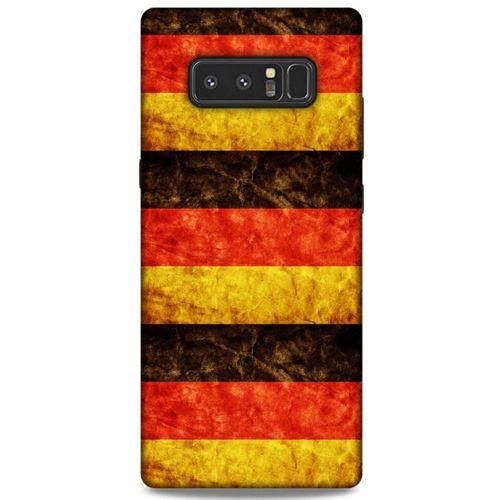Samsung Galaxy Note 8 Kılıf Almanya (8) Baskılı Kılıf Alman Bayrağı