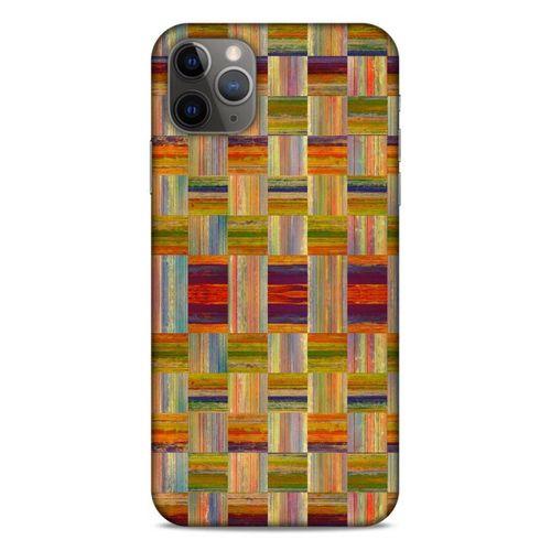 Lopard Apple Iphone 11 Pro Max Uyumlu Kılıf Wood'X (49) Ultra Silikon Kılıf Baskılı