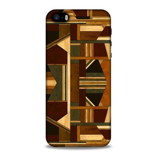Lopard Apple iPhone SE Uyumlu Kılıf Wood'X (42) Rugged Armor Kılıf Desenli