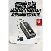 Kablolu Kulak İçi 5.2 Makaralı Titreşimli Bluetooth Kulaklık Hafıza Kart