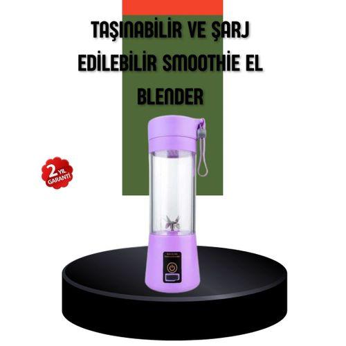 Taşınabilir Usb  Mini Smoothie Blender 380ml Çelik Bıçaklı Portatif