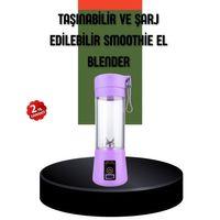 Taşınabilir Usb  Mini Smoothie Blender 380ml Çelik Bıçaklı Portatif