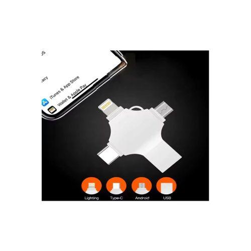 Otg 4in1 Cep Telefonu Çok Fonksiyonlu Usb Flash Bellek 64 Gb Type-c, Micro Sd Ve Kart Okuyucu