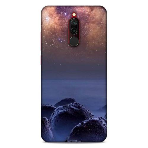 Lopard Xiaomi Redmi 8 Uyumlu Kılıf Gece'S (26) Tpu Silikon Kılıf Bordo