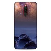 Lopard Xiaomi Redmi 8 Uyumlu Kılıf Gece'S (26) Tpu Silikon Kılıf Bordo