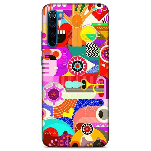 Lopard Xiaomi Redmi Note 8T Uyumlu Kılıf Soyut Sanat (19) Baskılı Kılıfları