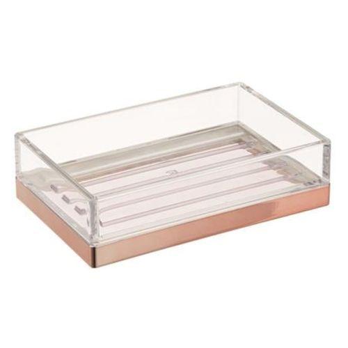 Sabunluk Modern Altın Bakır Tasarımlı 12X8X3Cm