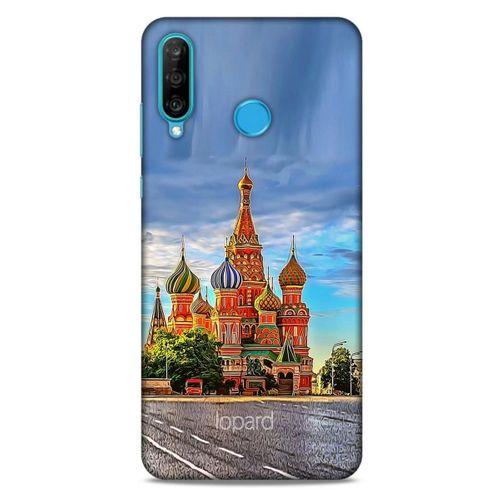 Huawei P30 Lite Kılıf Dünya Mimarisi (22) Tam Koruma Kılıfı Aziz Vasil Rusya