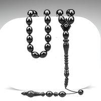 Oltu Taşı Özel Seri  İmame  Baklava Oyma   İşçilikli Tespih