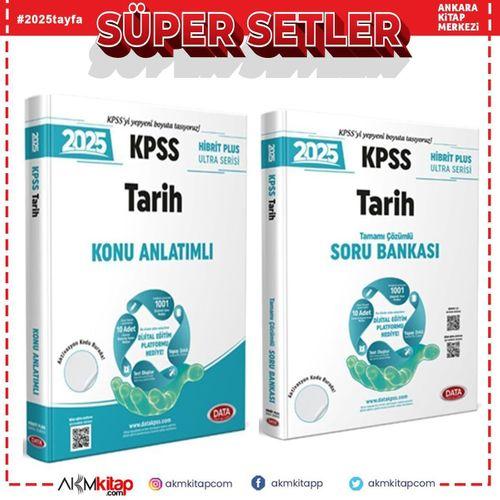 Data Yayınları 2025 KPSS Tarih Konu ve Soru Seti 2 Kitap