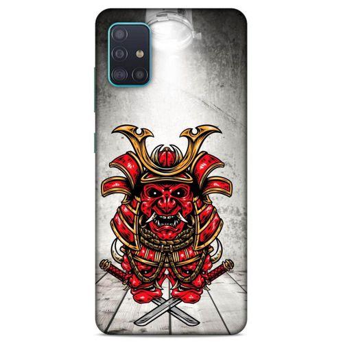 Lopard Samsung Galaxy A51 Uyumlu Kılıf Tattoo's (39) Liquid Crystal Kılıf Şeytan Dövmesi