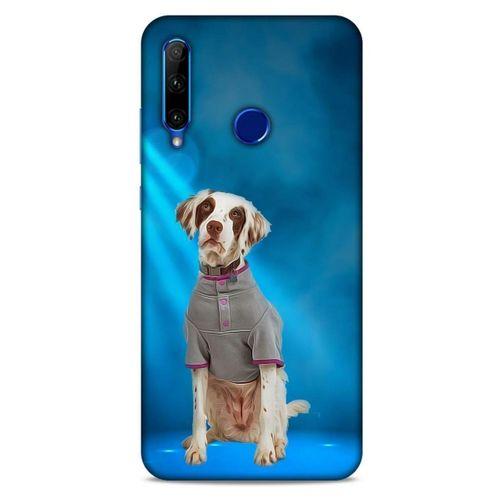 Huawei Y6P Kılıf Köpek Kıyafetleri (40) Fit Silikon Kılıf Dalmaçyalı Tşirt