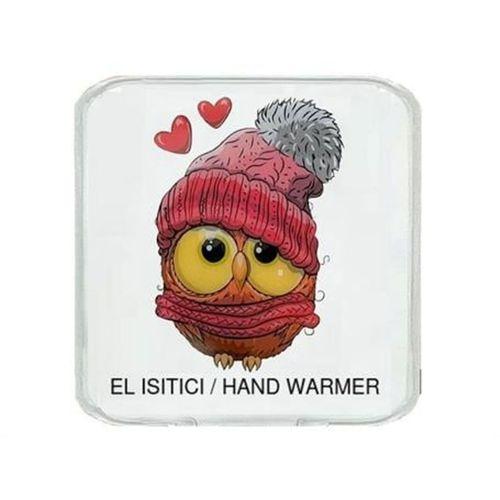 Bereli Baykuş Cep Sobası,El Isıtıcı,Sıcak Su Torbası Pvc 10X9,5Cm