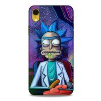 Apple iPhone XR Uyumlu Kılıf Rick And Morty (45) Liquid Air Kılıf Decoy