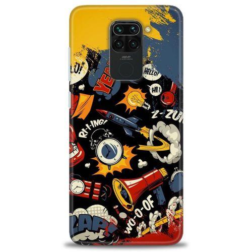 Xiaomi Redmi Note 9 Kılıf HD Baskılı Kılıf - Z Zum! + Tam Ekran Koruyucu