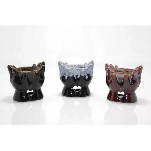 El Tasarımı Seramik Buhurdanlık Alk1135