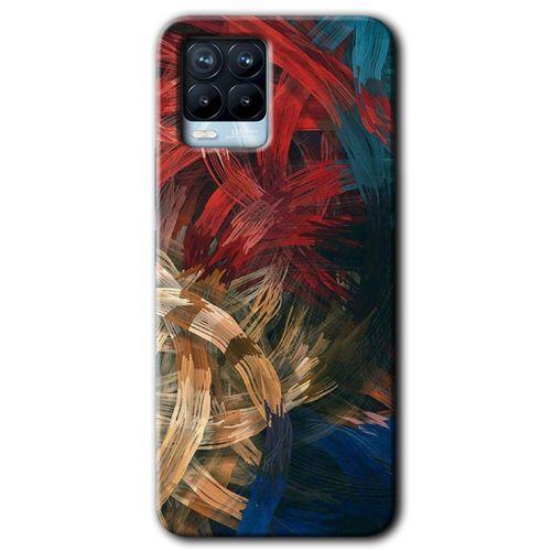 Realme 8 Pro HD Baskılı Kılıf + 9D Tam Ekran Koruyucu - Karma Boyalar