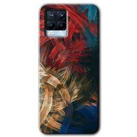 Realme 8 Pro HD Baskılı Kılıf + 9D Tam Ekran Koruyucu - Karma Boyalar