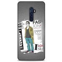 Sokak Modası 24 Oppo Reno 2 Kılıf Desenli Silikon