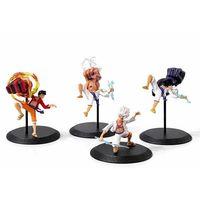 Anime One Piece Luffy Figürü 4'lü Set  Alk5275