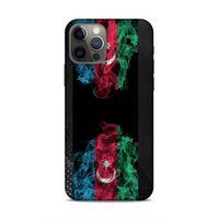 Apple iPhone 12 Pro Uyumlu Kılıf Azarbaijan (5) Koruma Kabı Azeri Bayrak İllustre
