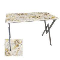 Dockers Anemon Mutfak Masası 80x140 (Werzalit, Wermodin ve Allzalit Tabla) - Gold