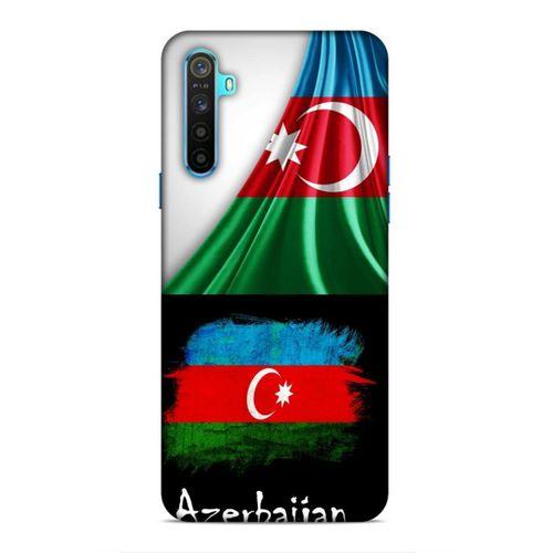 Realme 6i Uyumlu Kılıf Azarbaijan (13) Silikon Kap Bayraklar