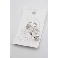 Taşlı Kıkırdak Küpe - Gümüş