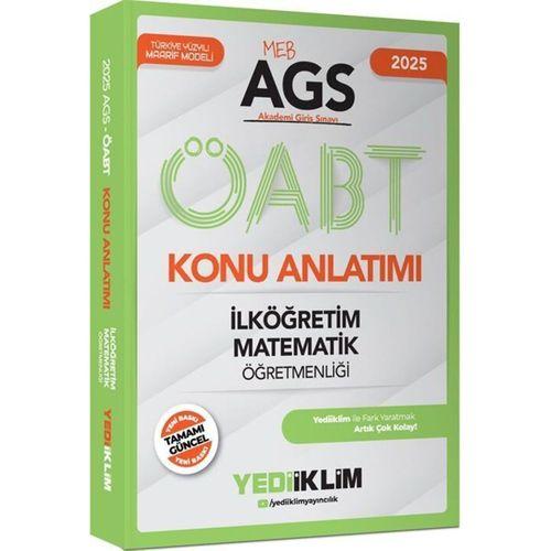 2025 MEB AGS ÖABT İlköğretim Matematik Öğretmenliği Konu Anlatımı Yediiklim Yayınları