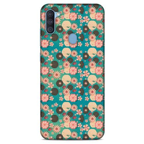 Samsung Galaxy A11 Kılıf Japonya (22) Tam Koruma Kılıfı Japon Çiçeği Febreze