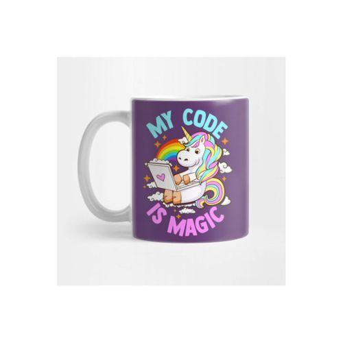 My Code Is Magic Unicorn Computer Programmer Coder Kupa