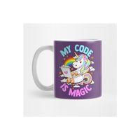 My Code Is Magic Unicorn Computer Programmer Coder Kupa