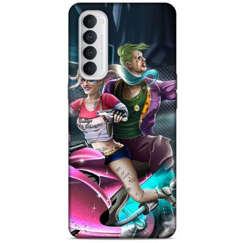Oppo Reno 4 Pro Uyumlu Kılıf Harley Quinn (28) Arka Kapak Koyu galibarda