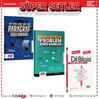 Ankara Kitap Merkezi Paragraf Dil Bilgisi ve Problemler Soru Bankası Seti 3 Kitap