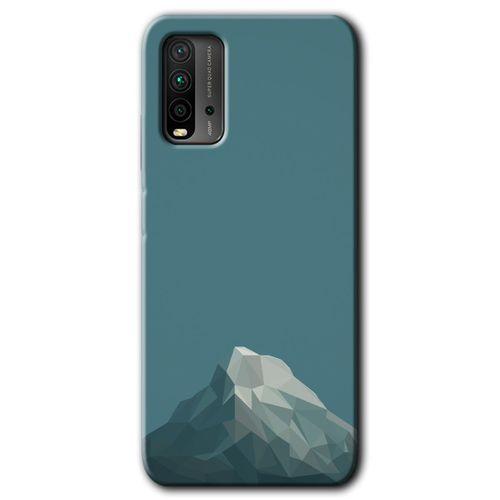 Redmi 9T Kılıf HD Desen Baskılı Arka Kapak - Alone Mountain + Kırılmaz Cam