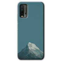 Redmi 9T Kılıf HD Desen Baskılı Arka Kapak - Alone Mountain + Kırılmaz Cam