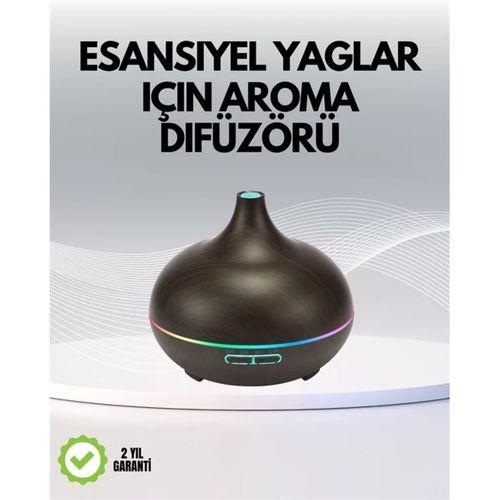 7 Renk Işıklı Ultrasonik Hava Difüzörü – Sessiz Ve Güvenli Kullanım
