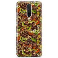 Xiaomi Redmi K30 5G Kılıf Sıcak Çikolata Arka Kapak Koruma Desenli Full Koruyucu