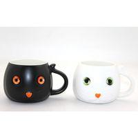 Porselen Kedili Kupa Bardak