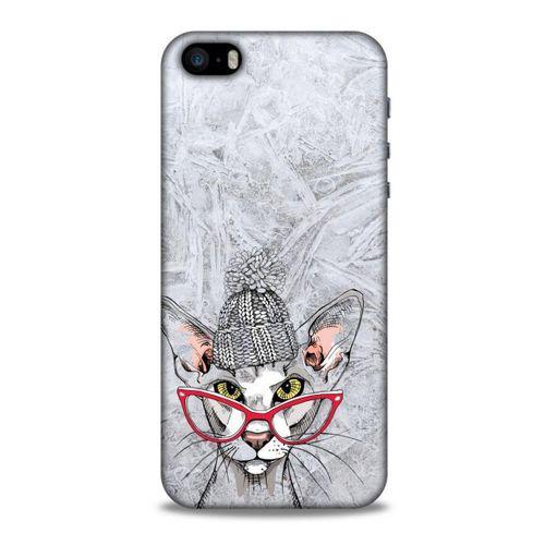 Animax Bereli Kedi Apple Iphone 5S Kılıf Desenli Silikon