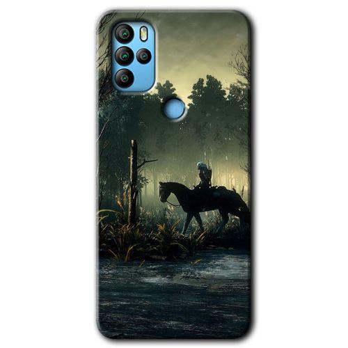 Omix X500 Kılıf HD Desen Baskılı Arka Kapak+Temperli Cam - Savaşçı