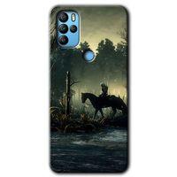 Omix X500 Kılıf HD Desen Baskılı Arka Kapak+Temperli Cam - Savaşçı