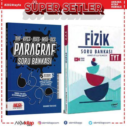 Aromat TYT Fizik ve AKM Paragraf Soru Bankası Seti 2 Kitap