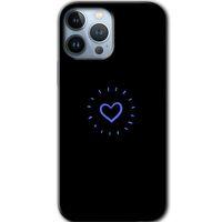 iPhone 13 Pro Max Kılıf HD Desen Baskılı Arka Kapak - Heart Strokes