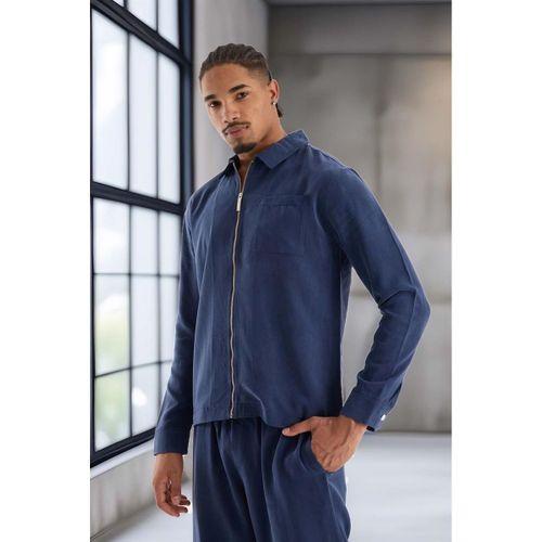 Baggy Kalıp Cupra Kumaş Jogger Erkek Eşofman Takımı - Lacivert