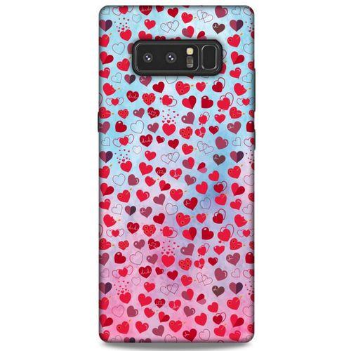 Samsung Galaxy Note 8 Kılıf Hediyelik Seri Sevgililer Günü (48) 14 Şubat Bumper Kılıf