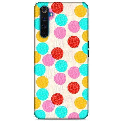 Oppo Realme 6 Kılıf Pastel Renkler (30) Silicone Case Turkuaz Pembe