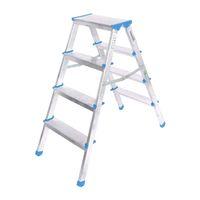 4+4 Çift Basamaklı Alüminyum Metal Merdiven