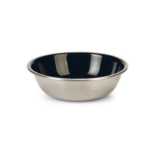 Beeztees Kedi Mama Su Kabı, Paslanmaz Çelik, Siyah, 13cm, 350ml