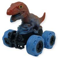Sürtmeli Dinazor Arabalar 12 cm - H-20 - T-Rex -Kahverengi